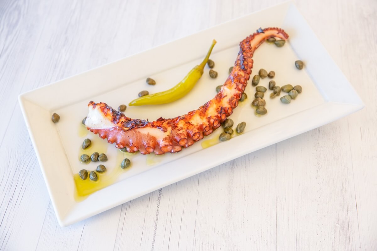 Grilled octopus